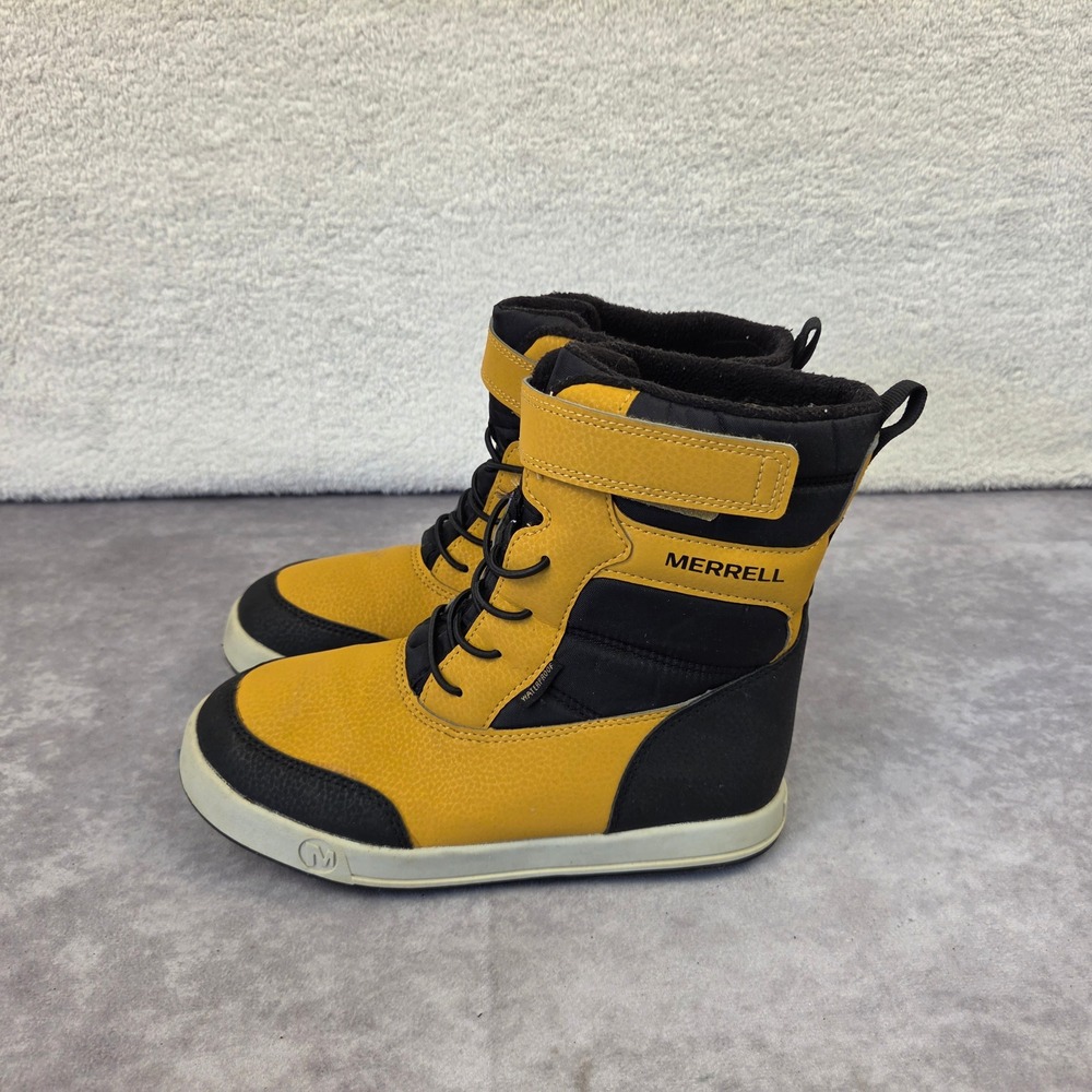 Merrell MK268085 Snow Quest Lite 3.0 Waterproof Winter Boots Yellow Black 3M